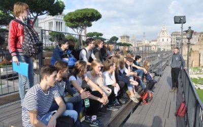 5e klassers naar Rome en Griekenland