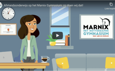 Afstandsonderwijs op het Marnix Gymnasium, zo doen wij dat!