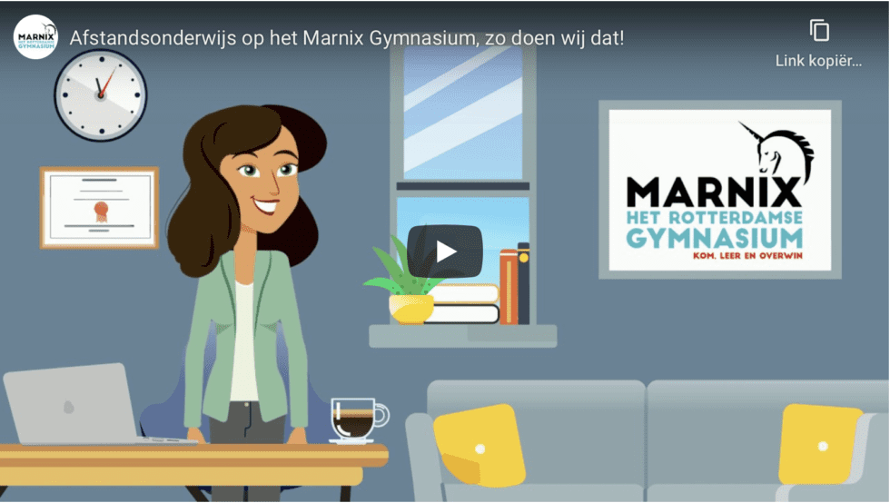 Afstandsonderwijs op het Marnix Gymnasium, zo doen wij dat!